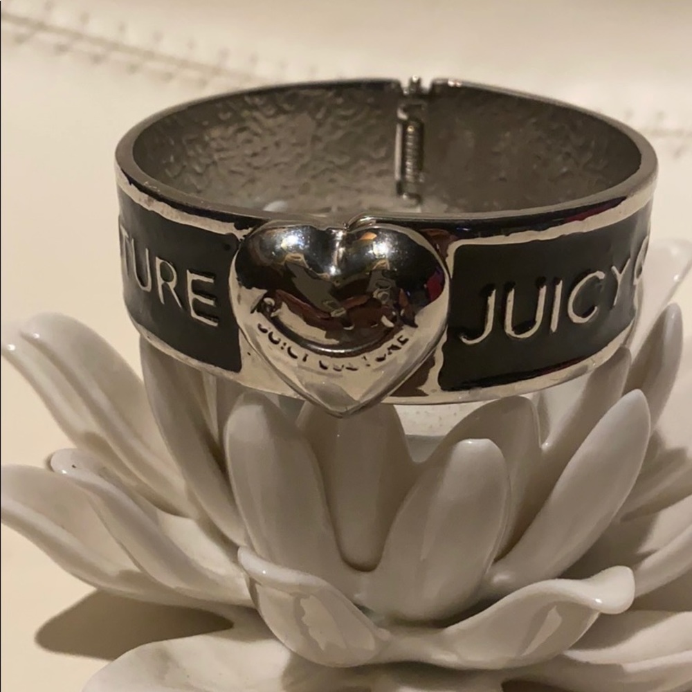 Juicy Bangle Bracelet Black & Silver